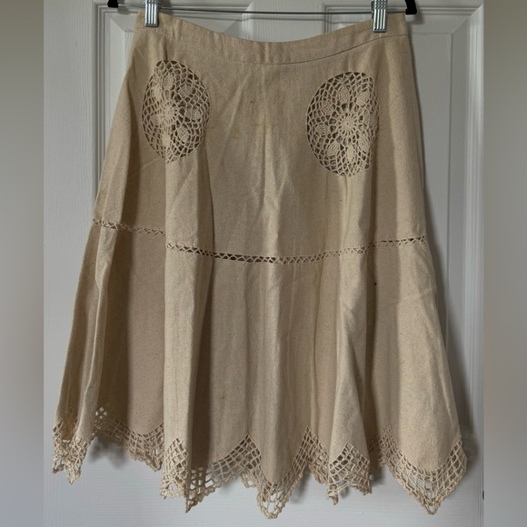 Brazilian style skirt. 100 % linen. Size M / 4. - Picture 1 of 1